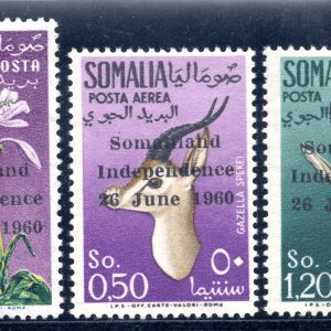 Somalia Indipendente - Soprastampati Somaliland Indipendence 26 June 1960