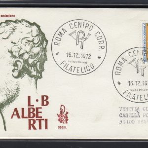 Italia FDC Venetia 1972 Alberti  viaggiata  per l'Italia