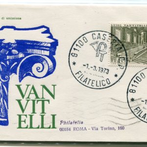 Italia FDC Venetia 1973 Vanvitelli  viaggiata  per l'Italia