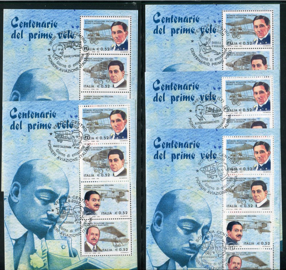 Centenario unione d'Italia due varietà di riporto