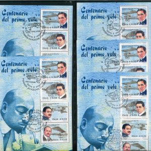Centenario unione d'Italia due varietà di riporto