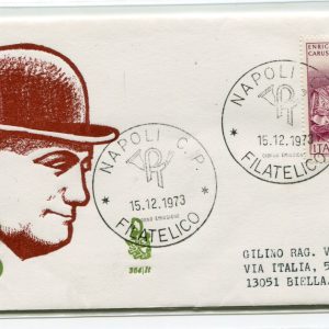 Italia FDC Venetia 1973 Caruso  viaggiata  per l'Italia