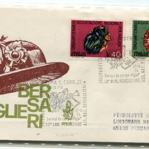 Italia FDC Venetia 1974 Bersaglieri  viaggiata  per l'Italia