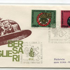 Italia FDC Venetia 1974 Bersaglieri  viaggiata  per l'Italia