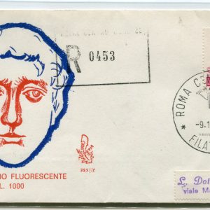 Italia FDC Venetia 1974 San Giorgio 1.000  viaggiata Racc. per l'Italia