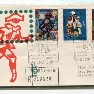 Italia FDC Venetia 1974 Gior. del Francobollo  viaggiata  per l'Italia