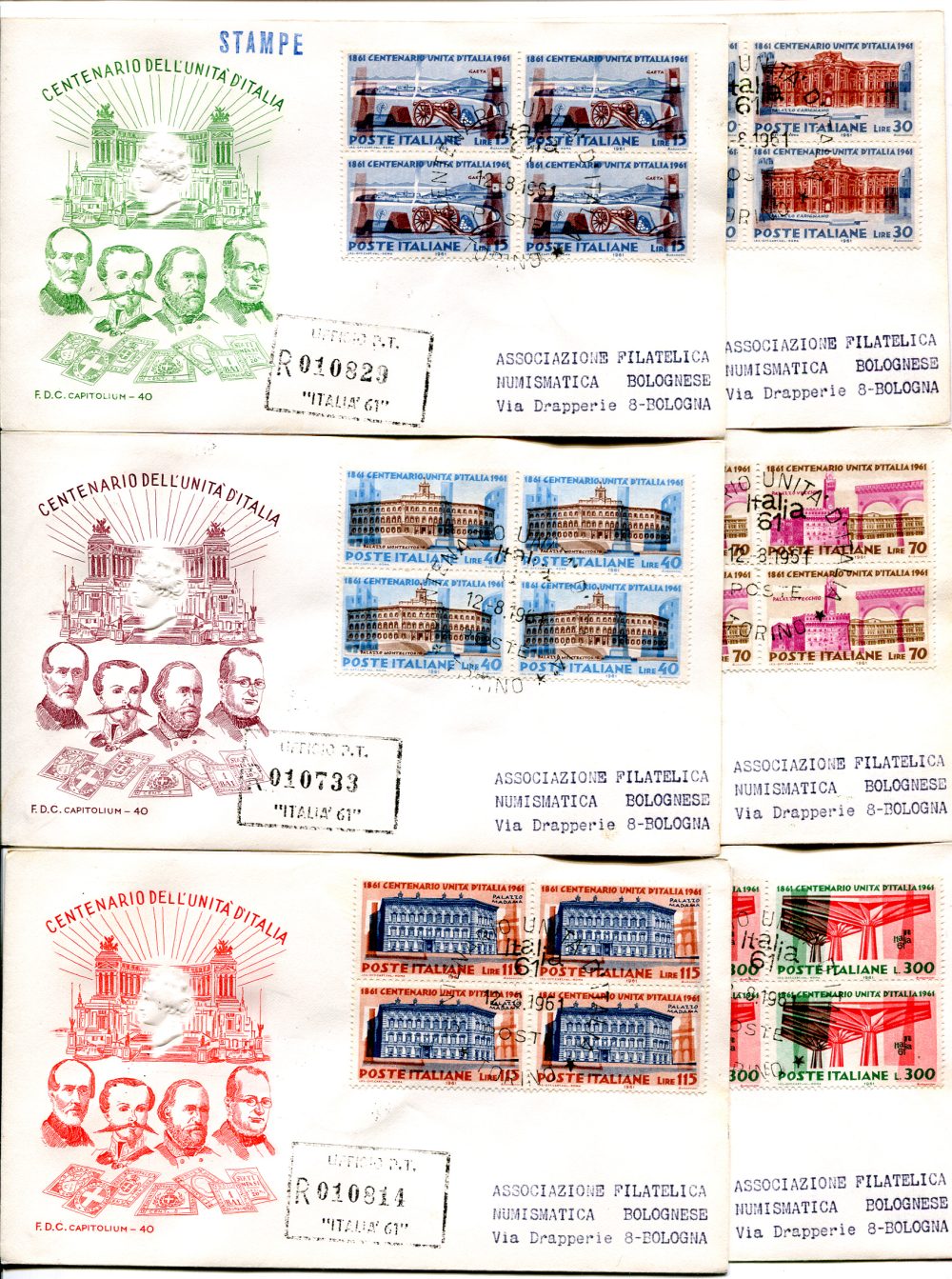 Pacchi Postali soprastampati n. 20/23 MNH