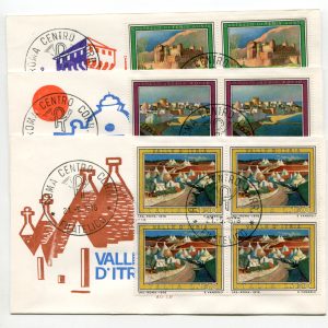 Italia FDC Venetia 1976 Turistica quartina non viaggiata