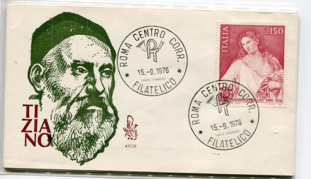 Italia FDC Venetia 1976 Tiziano  viaggiata  per l'Italia