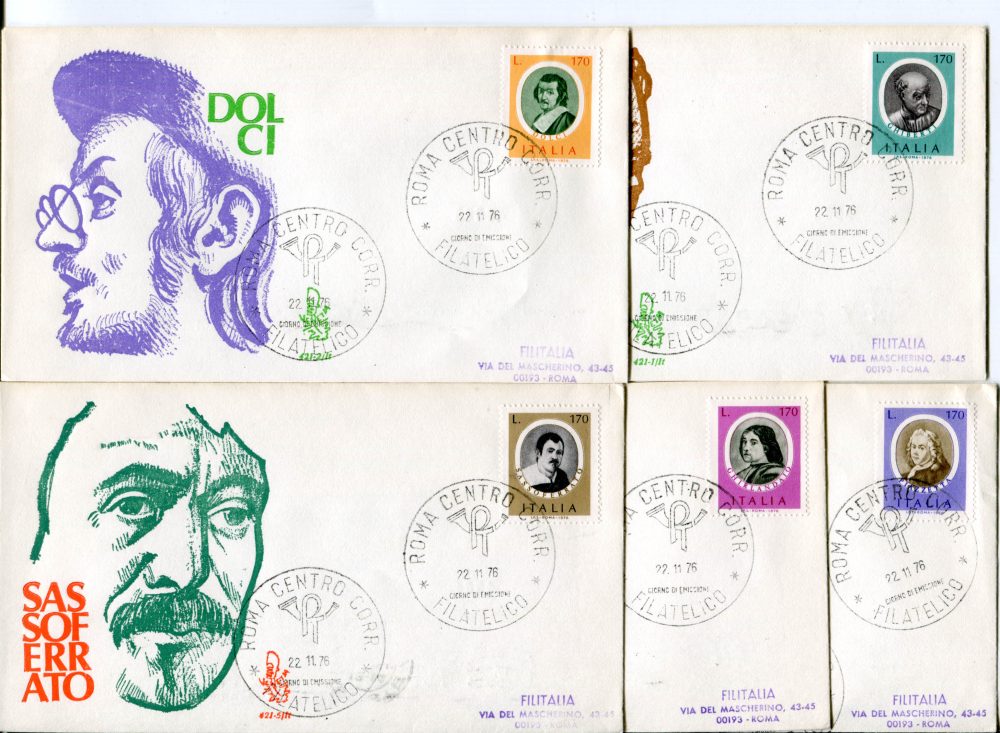 Italia FDC Venetia 1976 Illustri  viaggiata  per l'Italia