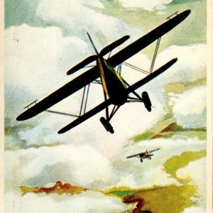 Guerra di Spagna Aviazione - Cartolina visioni della guerra di Spagna