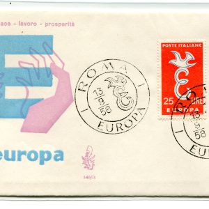 Italia FDC Venetia 1958 Europa  non viaggiata