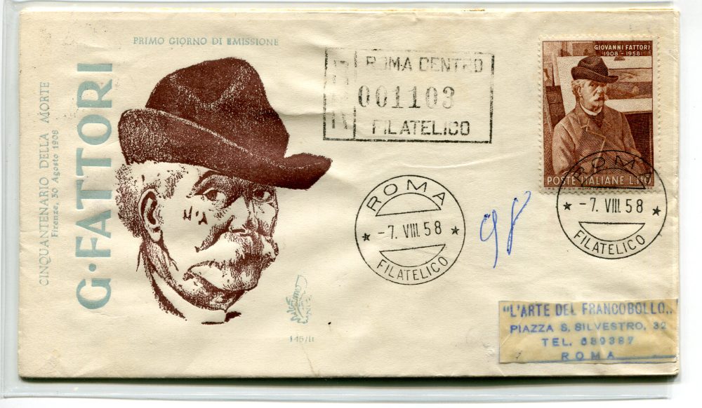 Italia FDC Venetia 1958 Fattori   Racc. per l'Italia