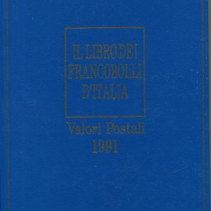 Libro annuale 1991 ufficiale delle Poste - buca lettere