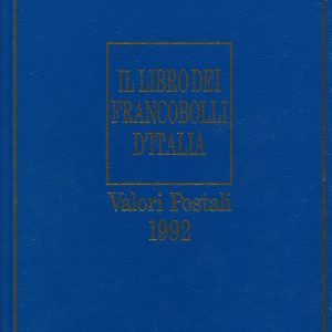 Libro annuale 1992 ufficiale delle Poste - buca lettere