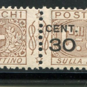 Testa di Mercurio (3 cent.) azzurro I° tipo - francobollo per giornali n. 1