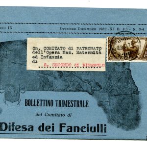 Imperiale Cent. 75su busta racc. guller della "Torino Venchi - Unica"