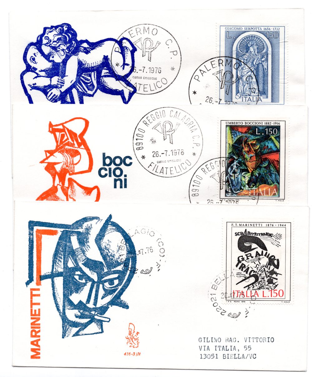 Italia FDC Venetia 1976 Arte  viaggiata  per l'Italia