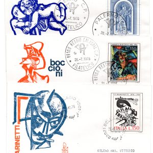 Italia FDC Venetia 1976 Arte  viaggiata  per l'Italia