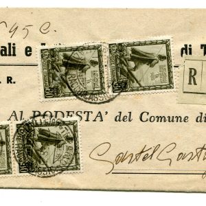 Imperiale Cent. 75su busta racc. guller della "Torino Venchi - Unica"