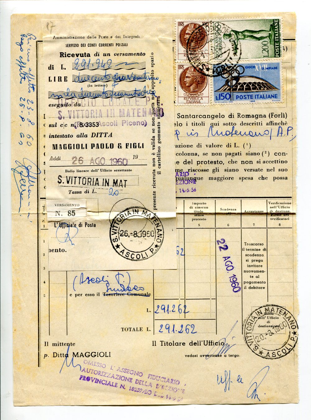 Re di Maggio - Cartolina Postale da Cent. 75 dalla Città del Vaticano