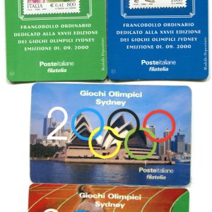 Tessere Filateliche Serie Giochi Olimpici Sydney 2000