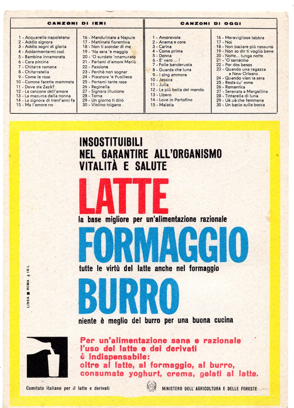 Lotteria Italia - Lotto di sette cartoline del 1961