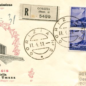 Aviazione 1947/1948 - Lotto di sei buste affrancate con erinnofili
