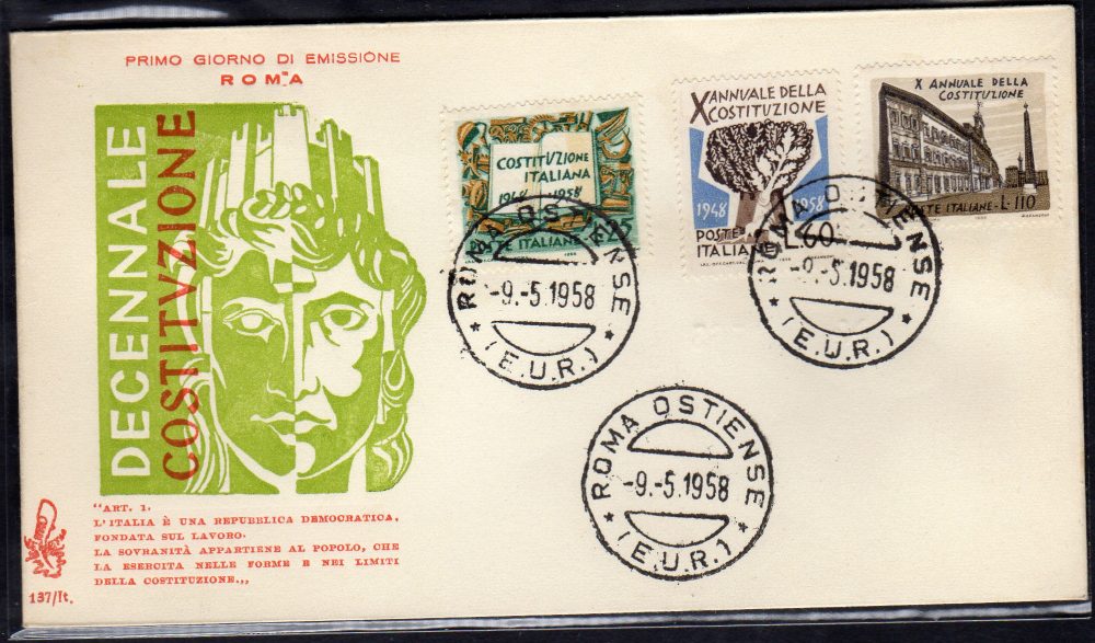 Italia FDC Venetia 1986 Annata completa