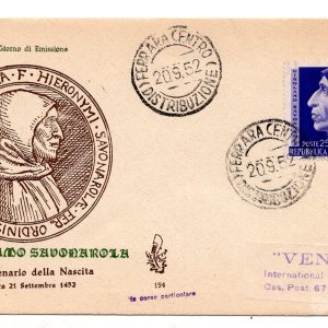 Savonarola su busta Venetia Venezia