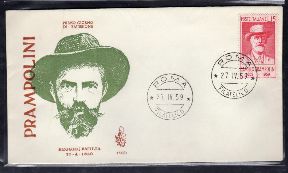 Italia FDC Venetia 1959 Centenario Sicilia  non viaggiata