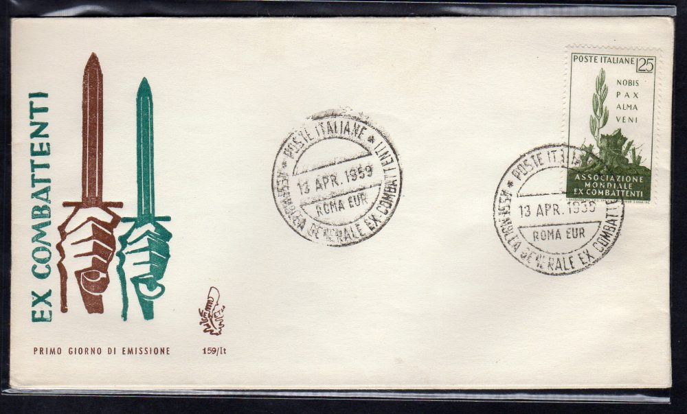 Italia FDC Venetia 1959 Centenario Sicilia  non viaggiata