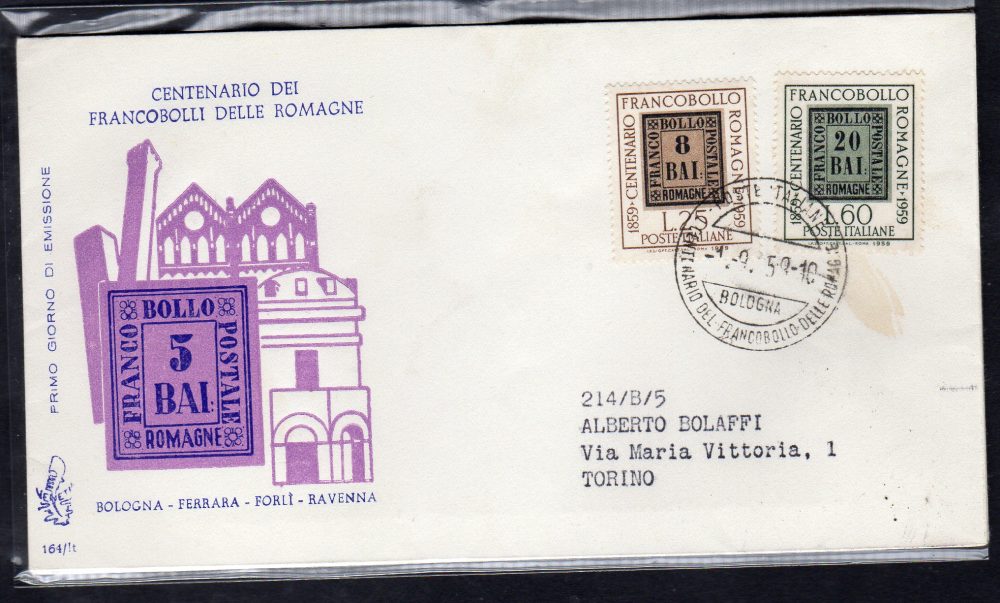 Italia FDC Venetia 1959 Centenario Sicilia  non viaggiata