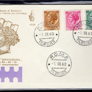 Italia FDC Venetia 1959 Europa  non viaggiata