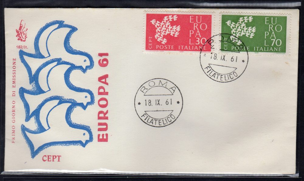 Italia FDC Venetia 1959 Europa  non viaggiata