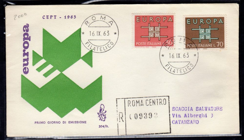 Italia FDC Venetia 1962 Corte dei Conti  non viaggiata