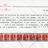 Michelangiolesca Lire 10 stelle IV quartina non dentellata