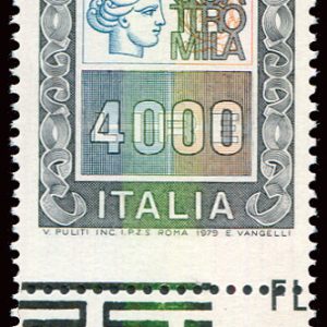 Arte '76 Lire 150 Marinetti doppia varietà