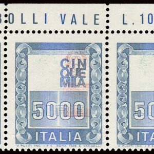 Arte '76 Lire 150 Marinetti doppia varietà