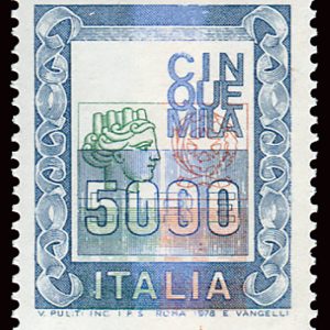 Arte '76 Lire 150 Marinetti doppia varietà