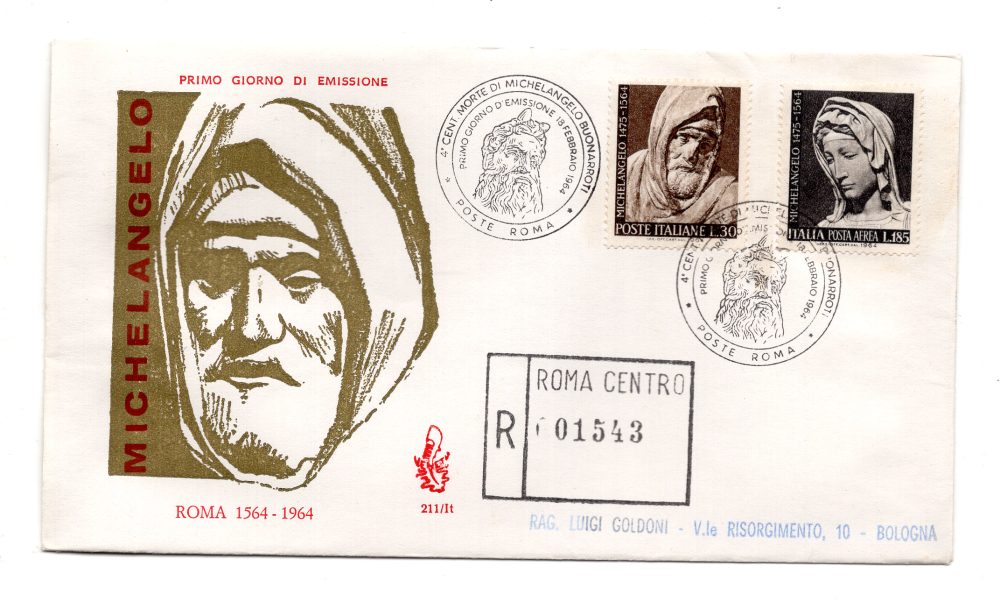 Italia FDC Venetia 1964 Galileo Galilei  viaggiata Racc. per l'Italia