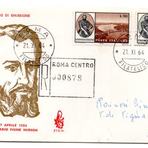 Italia FDC Venetia 1964 Galileo Galilei  viaggiata Racc. per l'Italia