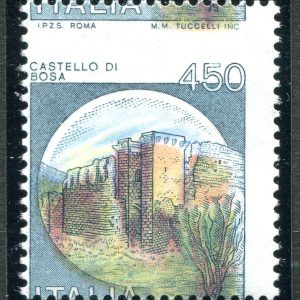 Castelli Lire 450  varietà dentellatura orizzontale spostata