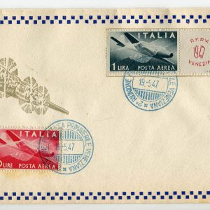 1947 Riunione Filatelica Primaverile Venezia - Democratica P.A.