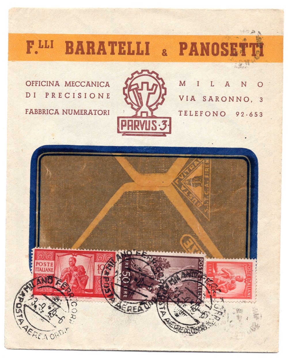 Fascetti "Firenze" Cent. 25 con varietà posiz. 38