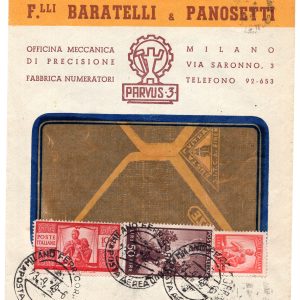 Fascetti "Firenze" Cent. 25 con varietà posiz. 38