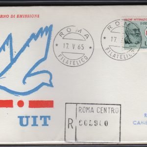 Italia FDC Venetia 1965 XX Ann. Resistenza  viag Racc. per l'Italia