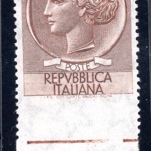Siracusana Lire 100 stelle II dent. 13,1/4 non dent. In basso