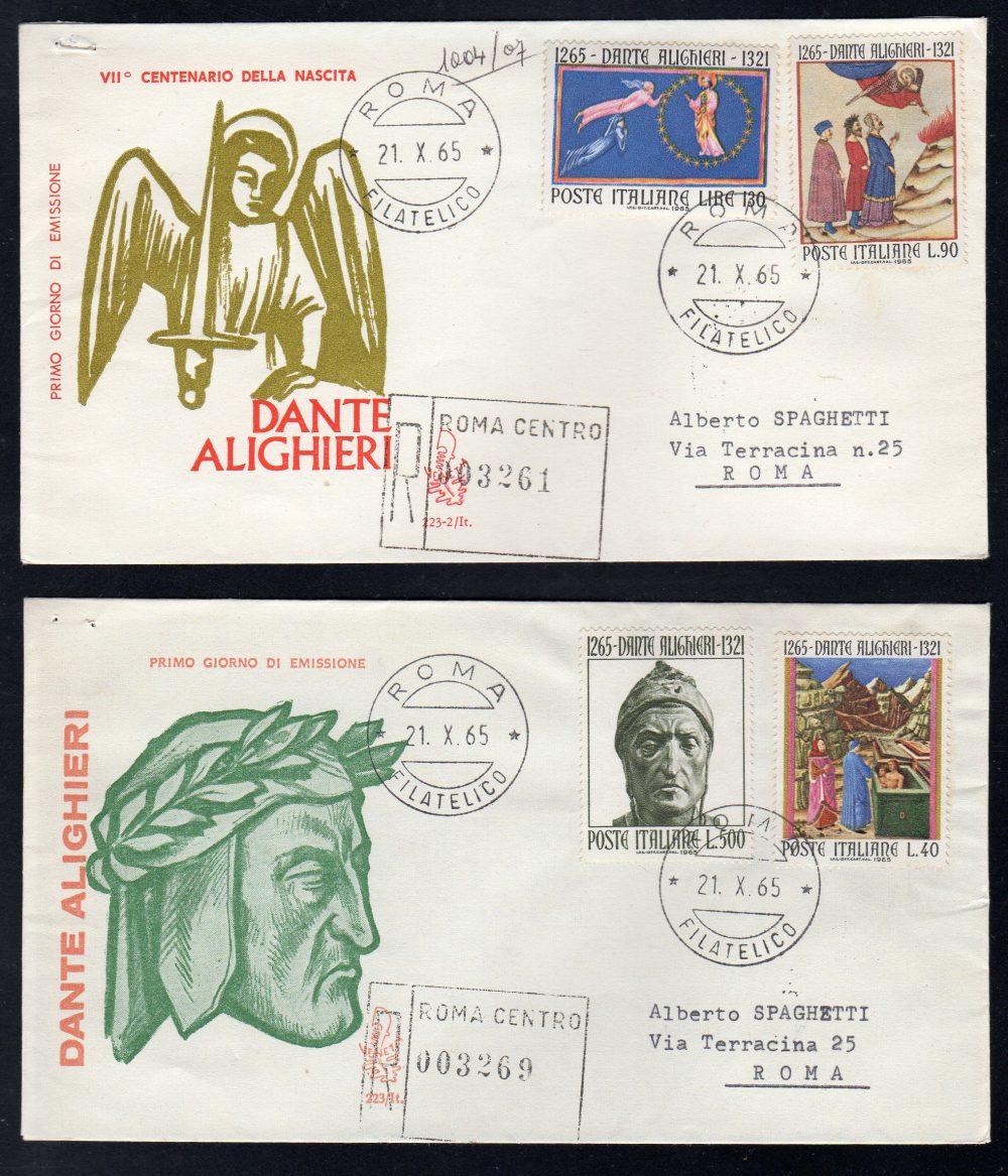 Italia FDC Venetia 1965 XX Ann. Resistenza  viag Racc. per l'Italia