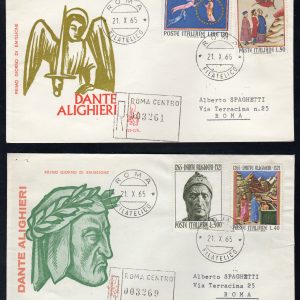 Italia FDC Venetia 1965 XX Ann. Resistenza  viag Racc. per l'Italia